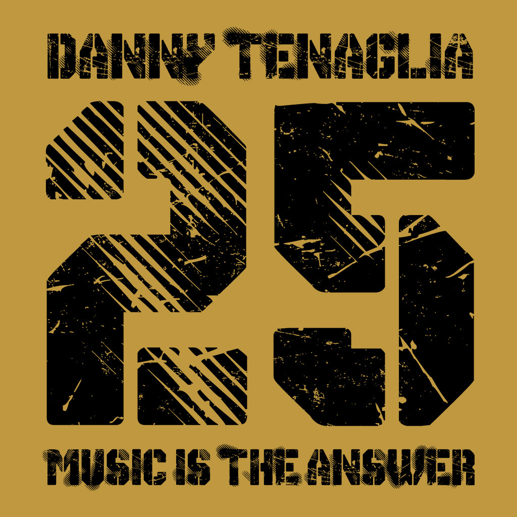 Danny Tenaglia 25 Music Is The Answer Black Logo Unisex Iconic Sweatshirt-Danny Tenaglia Store