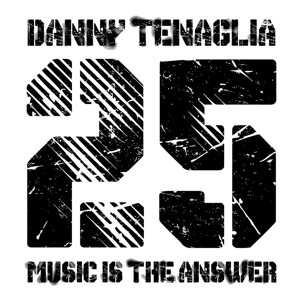 Danny Tenaglia 25 Music Is The Answer Black Logo Unisex Iconic Sweatshirt-Danny Tenaglia Store