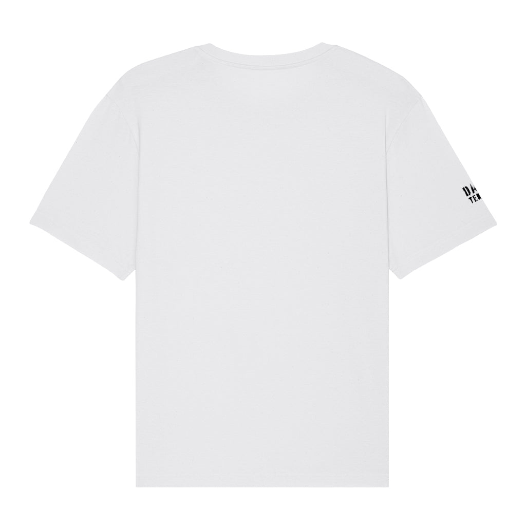 Music Is The Answer 25 Black Logo Pocket Print Unisex Relaxed T-Shirt-Danny Tenaglia Store