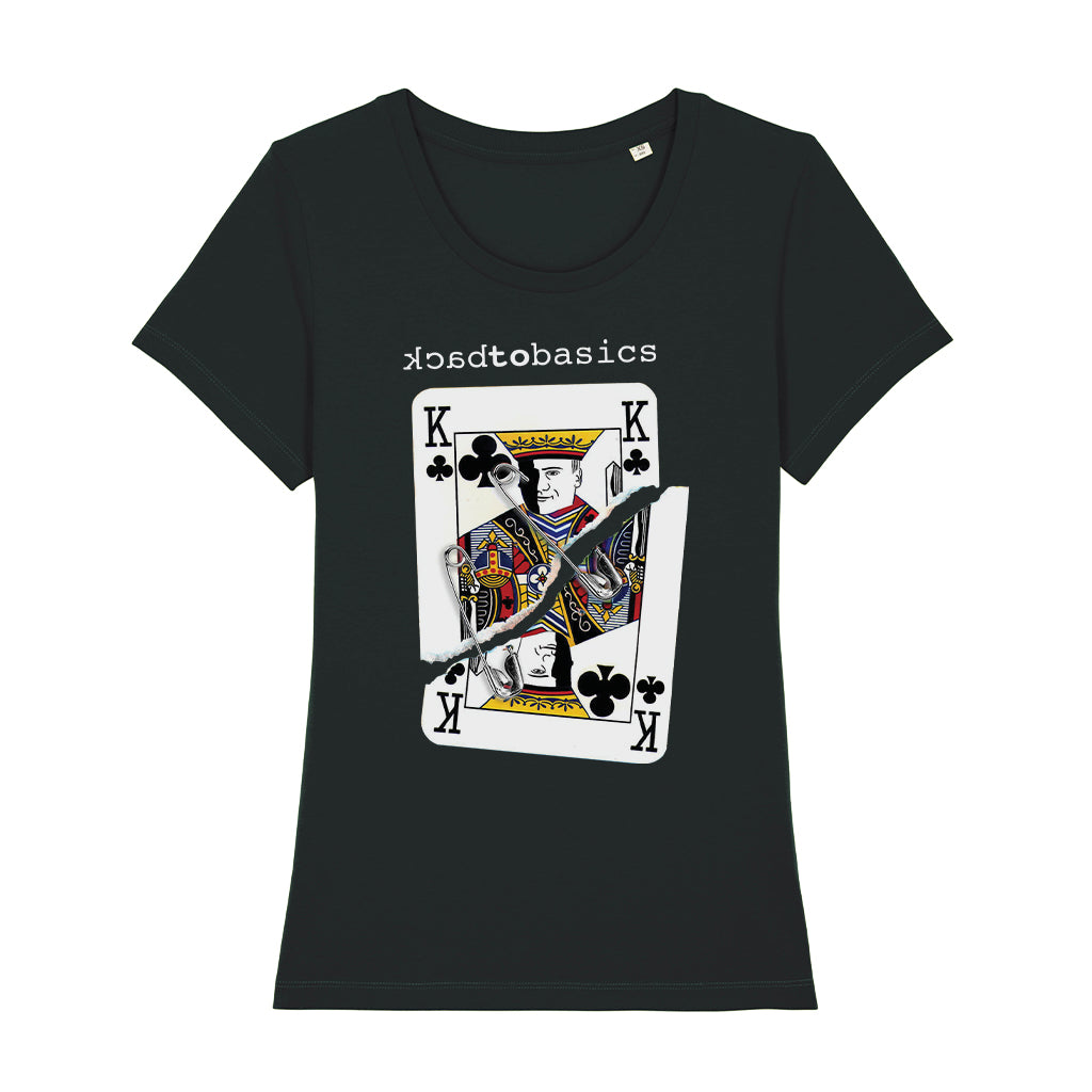 Back To Basics King Of Clubs Women's Iconic Fitted T-Shirt