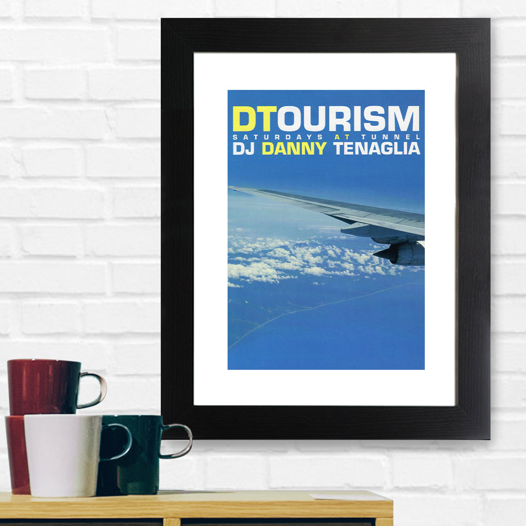 Tourism Danny Tenaglia At Tunnel A3 Framed Print-Danny Tenaglia Store