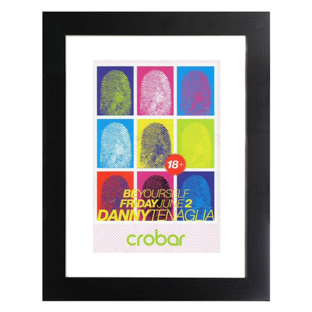 Be Yourself Danny Tenaglia At Crobar A3 Framed Print-Danny Tenaglia Store