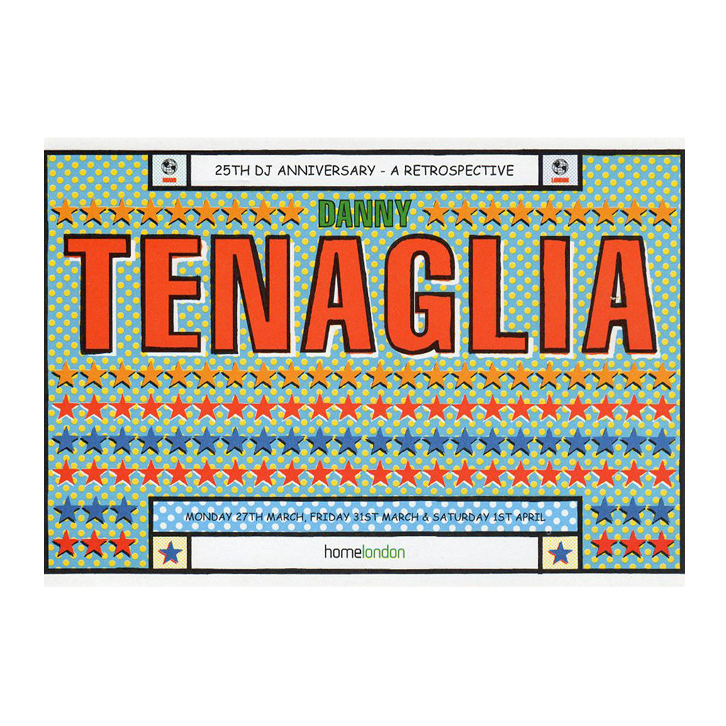 Danny Tenaglia At Home London A3 Framed Print-Danny Tenaglia Store