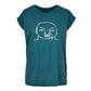 Metallic Silver Face Women's Casual T-Shirt-Danny Tenaglia Store