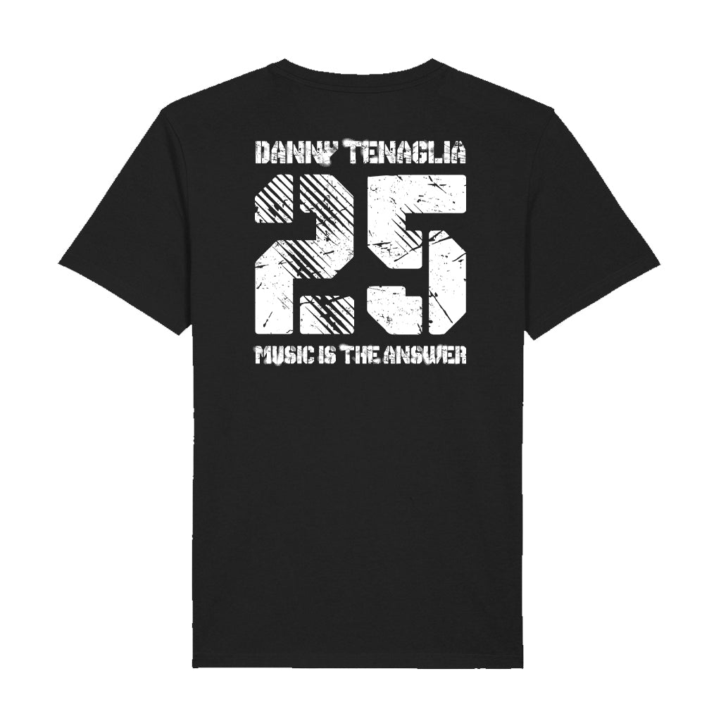 MITA 25 White Logo Men's Organic T-Shirt-Danny Tenaglia Store