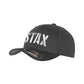 STAX Metallic Silver Embroidered Logo Fitted Cap