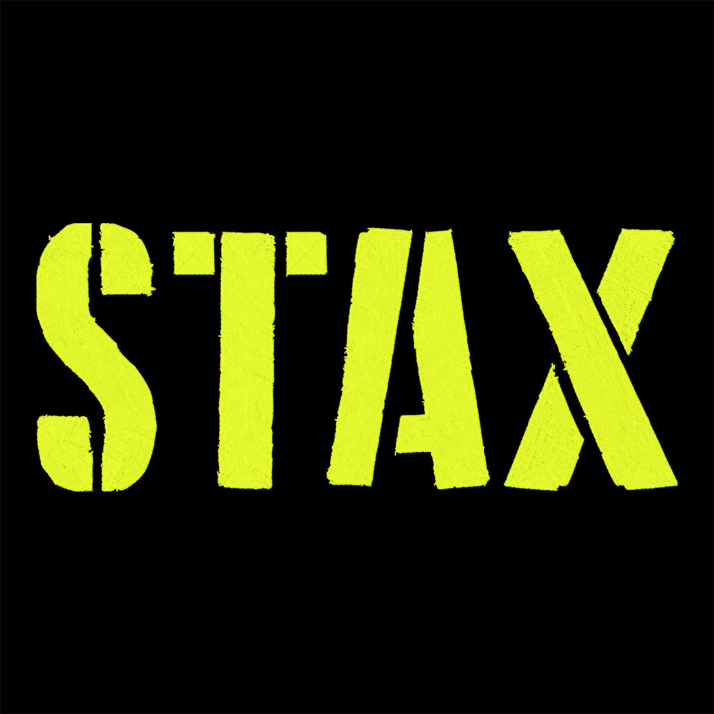 STAX Neon Yellow Embroidered Logo Premium Fitted Cap