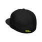 STAX Neon Yellow Embroidered Logo Premium Fitted Cap
