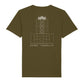 DT White Pyramid Logo Front And Back Print Men's Organic T-Shirt-Danny Tenaglia Store