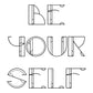 Be Yourself Black Text Women's Casual T-Shirt-Danny Tenaglia Store