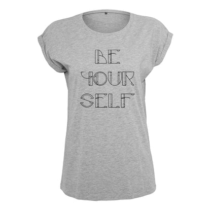 Be Yourself Black Text Women's Casual T-Shirt-Danny Tenaglia Store