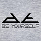 DT Black Be Yourself Pyramid Logo Women's Casual T-Shirt