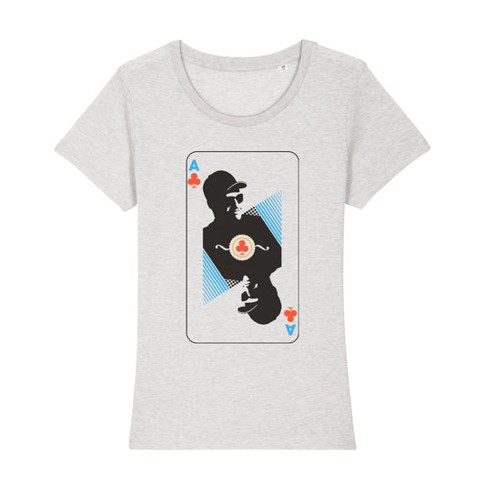 Danny Tenaglia Ace Of Clubs Women's Iconic Fitted T-Shirt