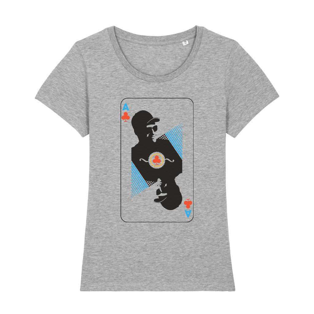 Danny Tenaglia Ace Of Clubs Women's Iconic Fitted T-Shirt
