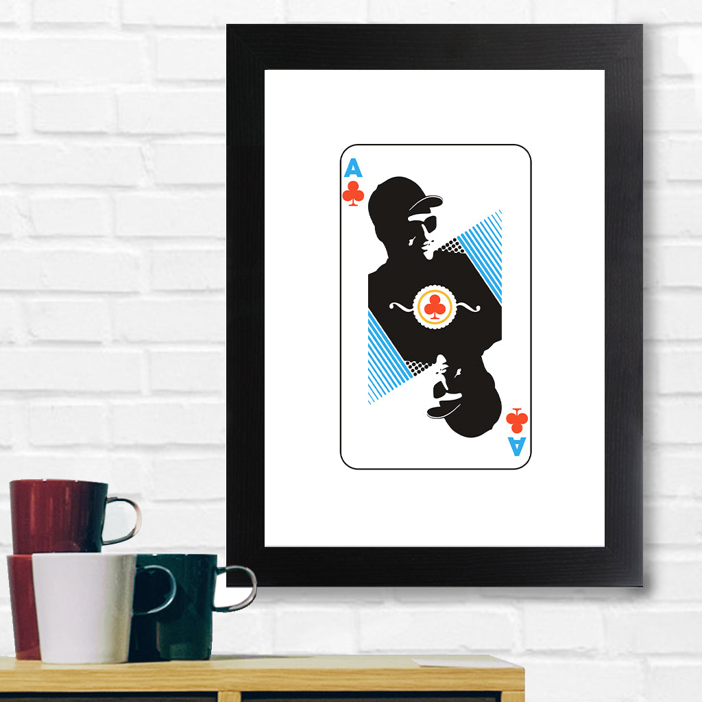 Danny Tenaglia Ace Of Clubs A3 and A4 Prints (framed or unframed)-Danny Tenaglia Store