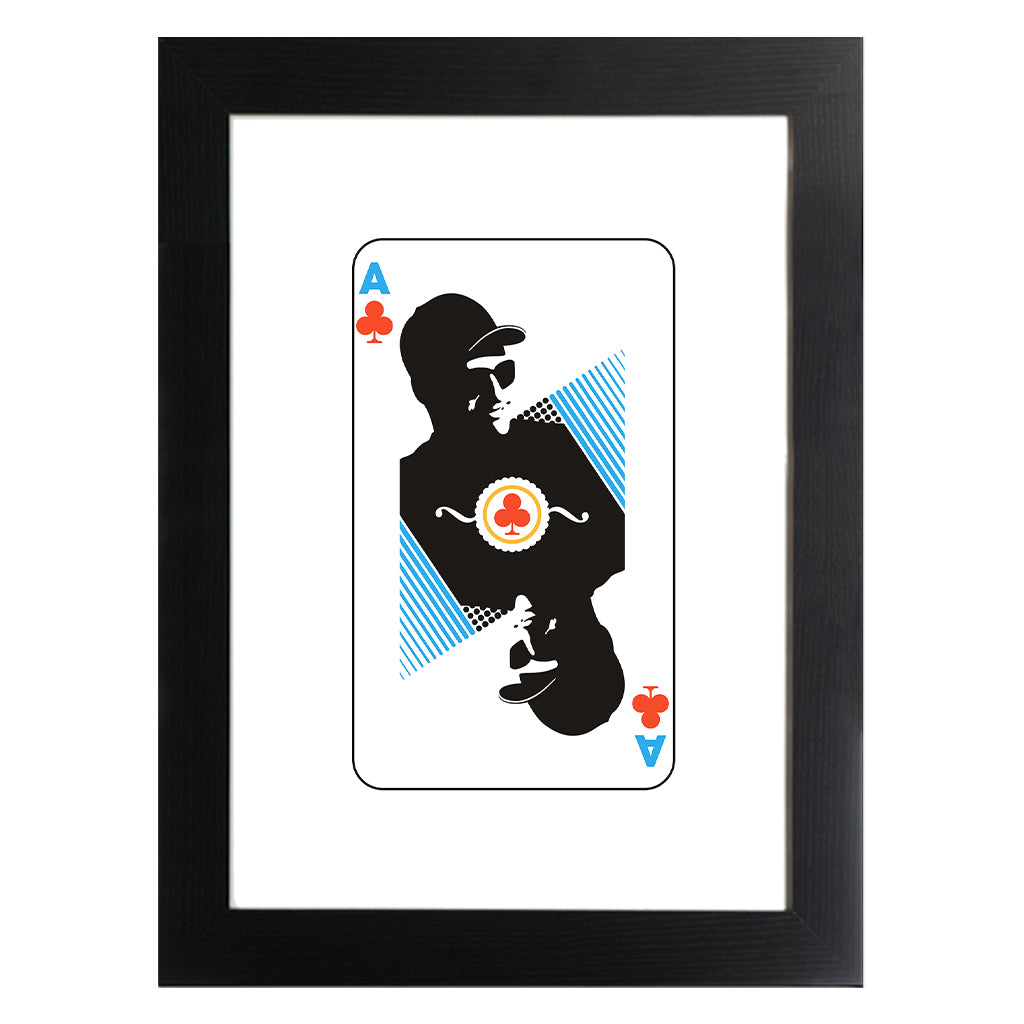 Danny Tenaglia Ace Of Clubs A3 and A4 Prints (framed or unframed)-Danny Tenaglia Store