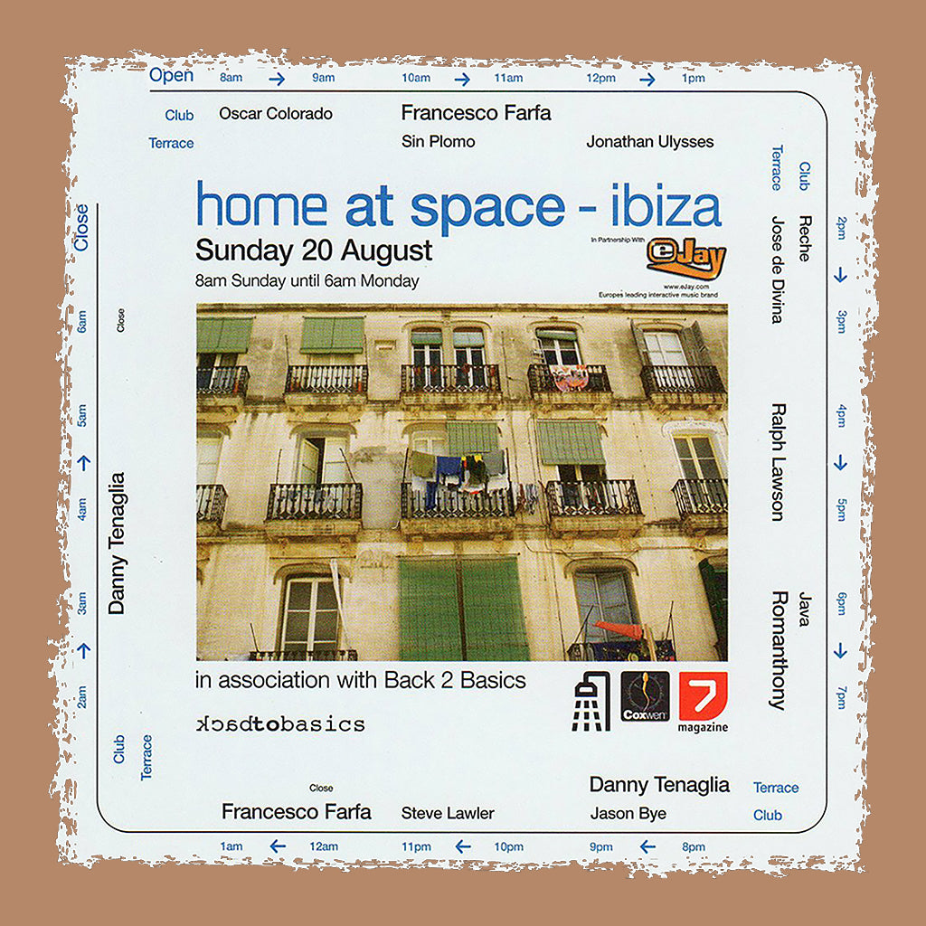 Danny Tenaglia Home At Space Ibiza Men's Organic T-Shirt-Danny Tenaglia Store