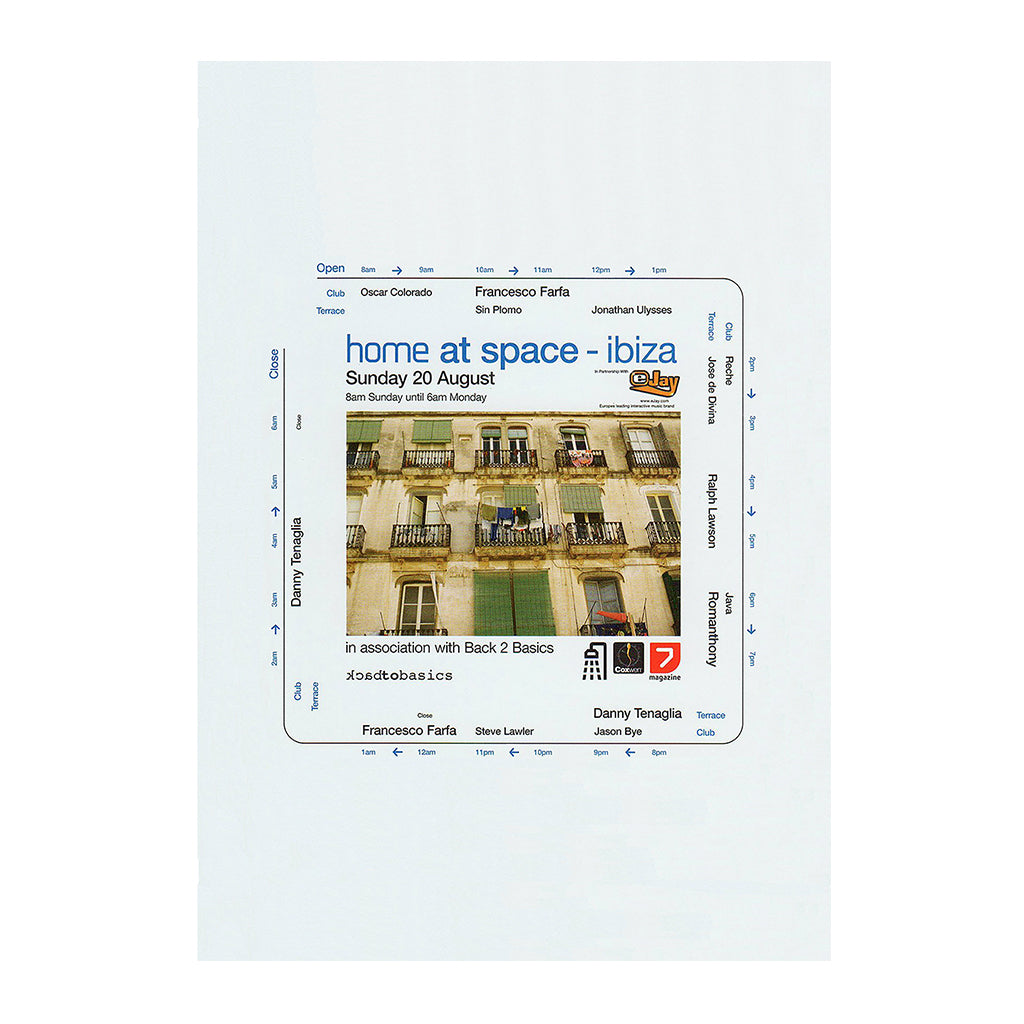 Danny Tenaglia Home At Space Ibiza A3 Framed Print-Danny Tenaglia Store