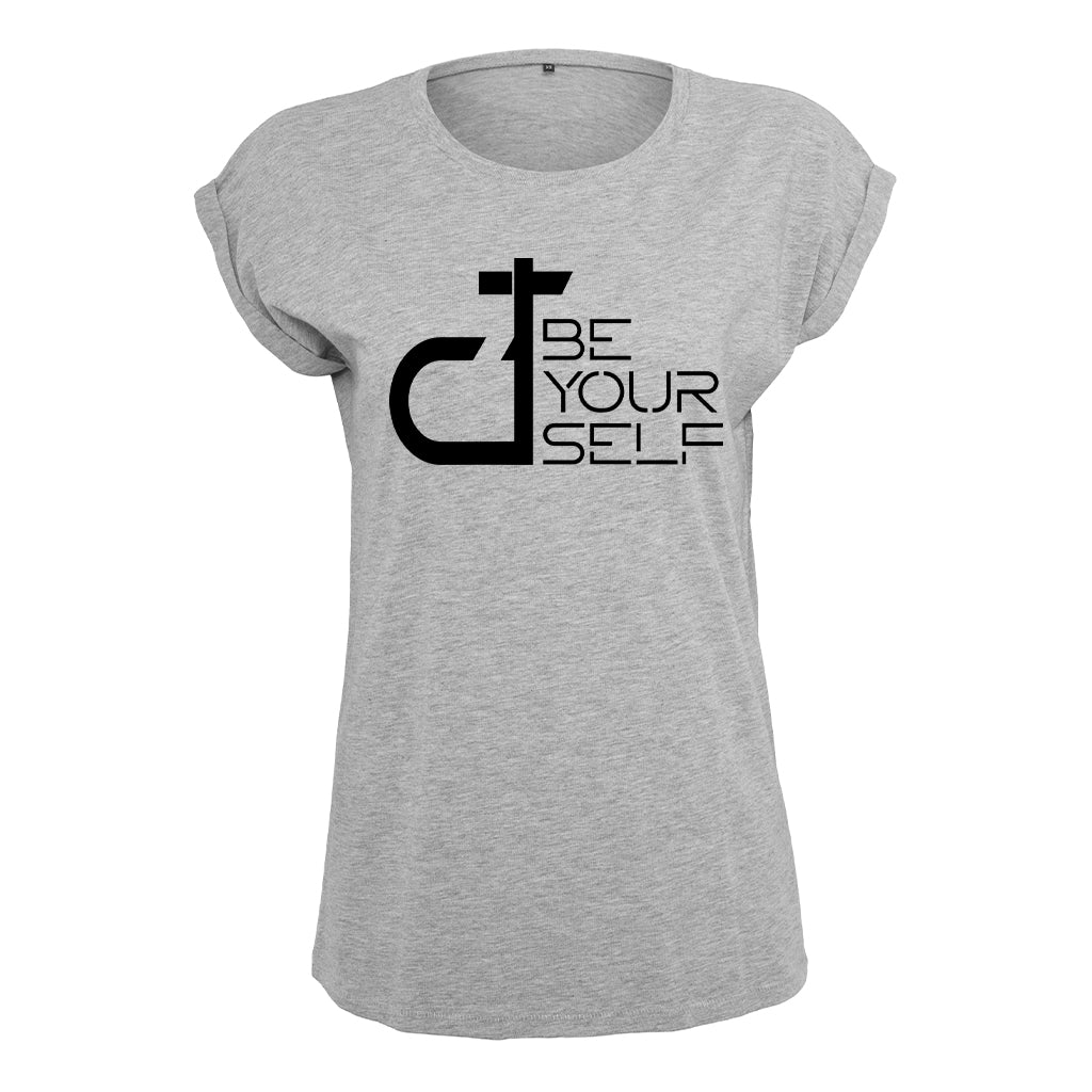 DT Be Yourself Black Logo Women's Casual T-Shirt-Danny Tenaglia Store