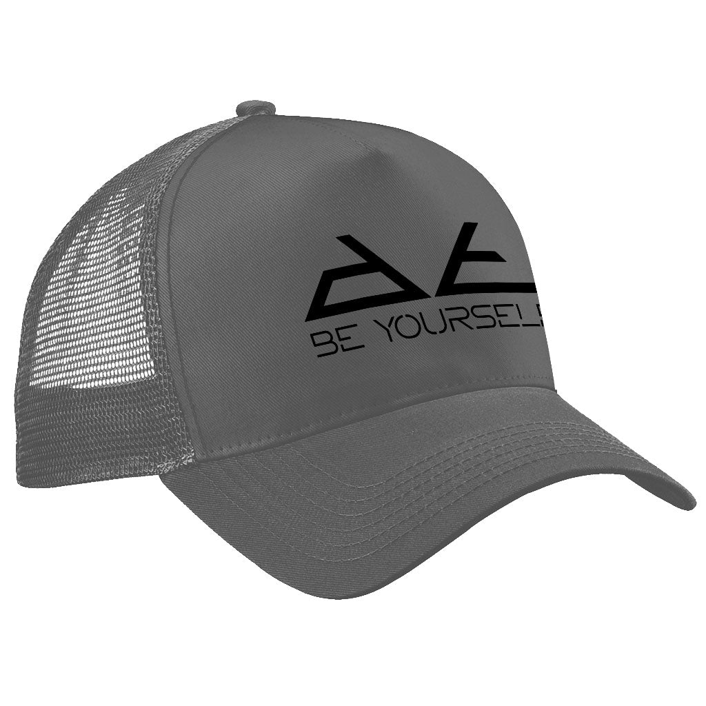 DT Black Be Yourself Pyramid Logo Trucker Cap-Danny Tenaglia Store