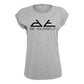 DT Black Be Yourself Pyramid Logo Women's Casual T-Shirt