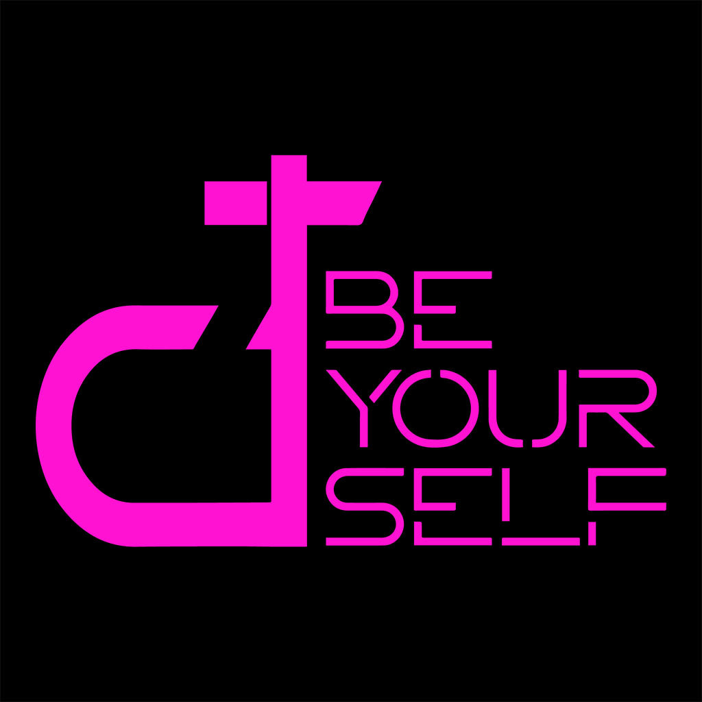 DT Be Yourself Pink Logo Women's Casual T-Shirt-Danny Tenaglia Store