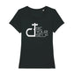 DT Be Yourself White Logo Women's Iconic Fitted T-Shirt
