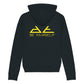 DT Yellow Be Yourself Pyramid Logo Front And Back Print Unisex Cruiser Iconic Hoodie-Danny Tenaglia Store