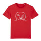 Metallic Silver Face Men's Organic T-Shirt-Danny Tenaglia Store